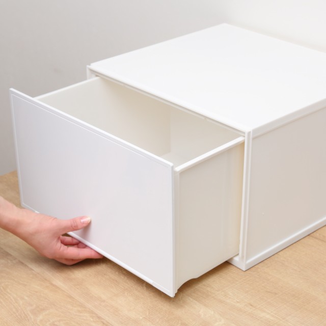 楽天市場】収納ケース 幅37.6×奥行35.8×高さ18.8cm 同色3個