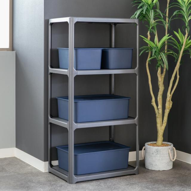 ラック 3段 収納棚 収納 カラーボックス 組立品 カタス 日本製