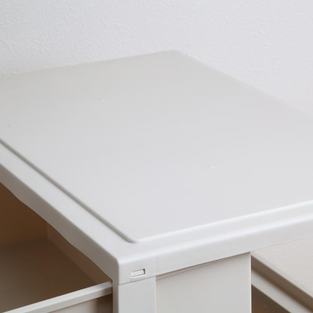 チェスト オーラ ワイド 浅型 4段 収納 （ 幅65×奥行44.7×高さ79.6cm キャスター付き 衣装ケース クローゼット収納 押し入れ 日本製 収納ボックス 大容量 おもちゃ箱 衣類 洋服 衣替え タンス プラスチック おしゃれ ）