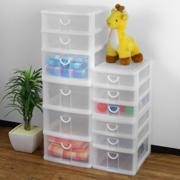 レターケース 幅13.5×奥行19.2×高さ26cm A6 5段 ハガキサイズ 収納