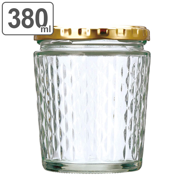 保存容器 380ml ジャム瓶 ガラス製 テーラーグッド 保存ビン 保存瓶 ガラス保存容器 ガラス瓶 硝子瓶 がらす瓶 保存びん ジャム壺 ガの通販はau Pay マーケット リビングート