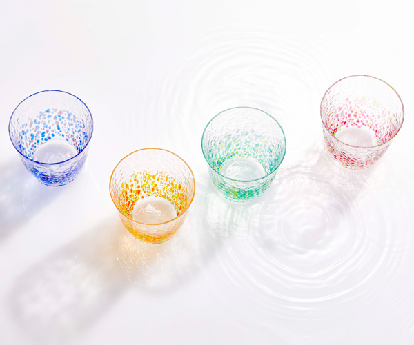 冷茶グラス 165ml 水の彩 陽の彩 クリスタルガラス ファインクリスタル ガラス コップ 日本製 （ 食洗機対応 煎茶グラス 湯呑 ガラス製 冷茶コップ グラス 冷茶器 湯飲み 煎茶 ティーウェア 茶器 おしゃれ 冷茶 ） 湯呑み