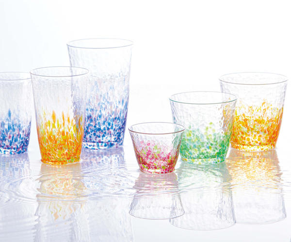 冷茶グラス 165ml 水の彩 陽の彩 クリスタルガラス ファインクリスタル ガラス コップ 日本製 （ 食洗機対応 煎茶グラス 湯呑 ガラス製 冷茶コップ グラス 冷茶器 湯飲み 煎茶 ティーウェア 茶器 おしゃれ 冷茶 ） 湯呑み