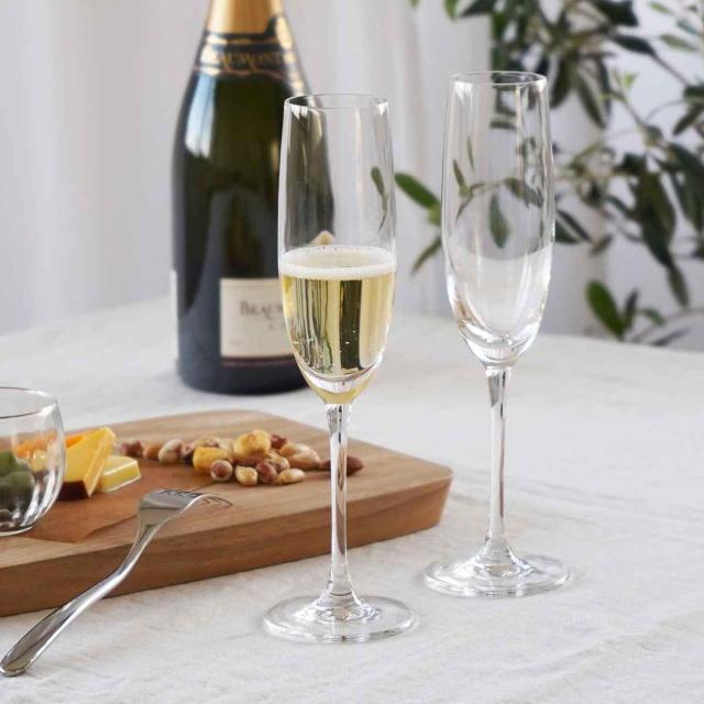 クリスタルシャンパングラス ペアセット 170ml お酒を愉しむ本格グラス