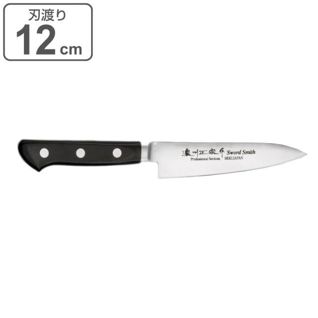 ペティナイフ 刃渡り120mm 濃州正宗作 プロフェッショナル8A （ 果物包丁 果物ナイフ 小型包丁 洋包丁 日本製 12センチ 小型 コンパクト AUS-8 モリブデン鋼 切れ味抜群 キッチンナイフ キッチンツール 包丁 日本製）の通販は 6,943円