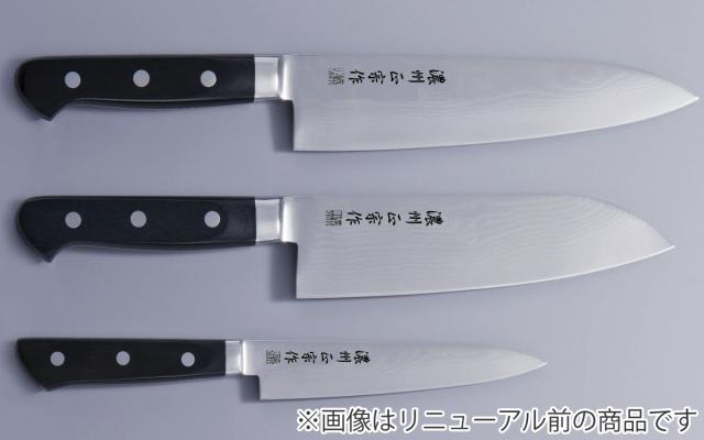 ペティナイフ 13.5cm 木柄 鍛接ダマスカス鋼 69層 濃州正宗 日本製