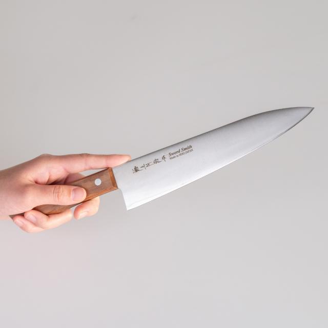 牛刀 21cm 本割込み 軽量 濃州正宗作 日本製 （ 包丁 シェフナイフ