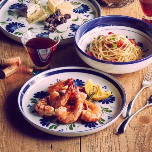 ダンスク(DANSK) セイロン(CEYLON) 大皿1枚　中皿6枚 ダンスク(DANSK) セイロン(CEYLON) 大皿1枚 中皿6枚