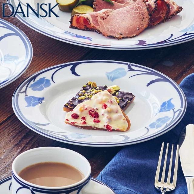 ダンスク DANSK パンプレート 18cm チボリ 洋食器 （ 北欧 食器 オーブン対応 電子レンジ対応 食洗機対応 磁器 皿 プレート 中皿 おしゃれ 器 ）
