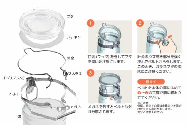 果実酒びん 4L 取手付密封びん セラーメイト （ 日本製 ガラス 密閉