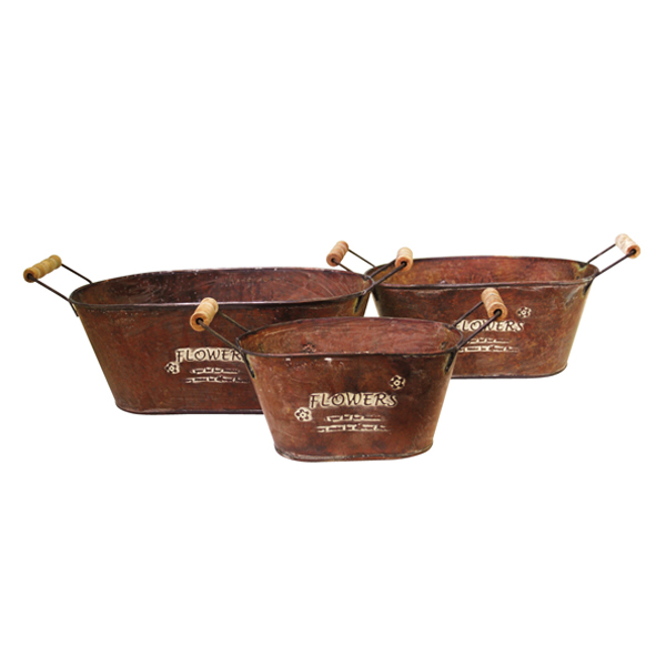 ガーデニング バケツオーバル 3個セット アンティーク調 植木鉢 フラワーポット 鉢植え おしゃれ 玄関 庭 ガーデン 園芸 屋外 ディスの通販はau Pay マーケット お弁当グッズのカラフルbox