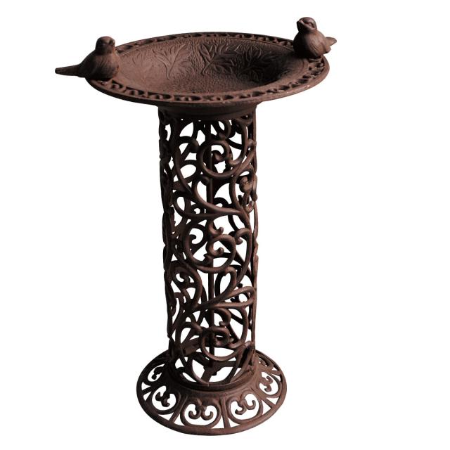 バードバス 水浴び （ オーナメント 水浴び場 餌台 小物収納 トレイ 皿 バードポットソーサー オブジェ 水飲み 小鳥 庭 鍵 キー 小物 収納 おしゃれ アンティーク風 ）の通販は