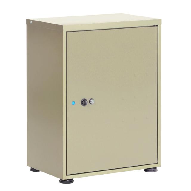 宅配ボックス レシーボ 幅48×奥行35.6×高さ67cm 扉開き切替 グリーンライフ TR-3465 （ 宅配 ボックス 置き配用 玄関 屋外 宅配BOX 一戸建て 据え置き 前開き 右開き 左開き アジャスター付き 印鑑ケース メッセージシール付き ）