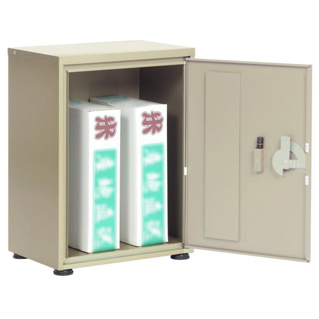 宅配ボックス レシーボ 幅48×奥行35.6×高さ67cm 扉開き切替 グリーンライフ TR-3465 （ 宅配 ボックス 置き配用 玄関 屋外 宅配BOX 一戸建て 据え置き 前開き 右開き 左開き アジャスター付き 印鑑ケース メッセージシール付き ）_3