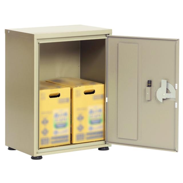 宅配ボックス レシーボ 幅48×奥行35.6×高さ67cm 扉開き切替 グリーンライフ TR-3465 （ 宅配 ボックス 置き配用 玄関 屋外 宅配BOX 一戸建て 据え置き 前開き 右開き 左開き アジャスター付き 印鑑ケース メッセージシール付き ）_4