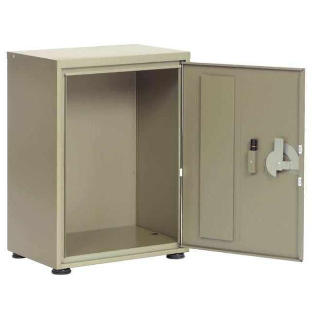 宅配ボックス レシーボ 幅48×奥行35.6×高さ67cm 扉開き切替 グリーンライフ TR-3465 （ 宅配 ボックス 置き配用 玄関 屋外 宅配BOX 一戸建て 据え置き 前開き 右開き 左開き アジャスター付き 印鑑ケース メッセージシール付き ）_5
