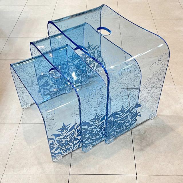 風呂椅子 サミーラ 高さ25cm （ 風呂イス 風呂いす バスチェア お風呂 椅子 イス 風呂 腰かけ バスチェアー 25 花 花柄 滑り止め バス用品 バスグッズ ）の通販は