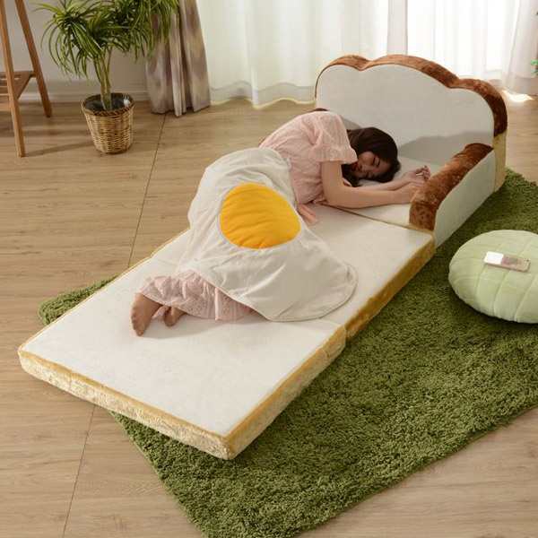 ソファーベッド 食パン型 ソファ 幅80cm ( 食パン型ソファ ソファーベッド 食パン型 ソファ 幅80cm ( 食パン型ソファ