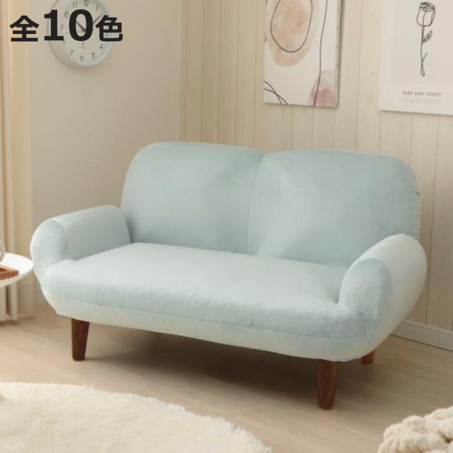 クロシオ 【完成品】 2Pコーデュロイソファー ミルキーホワイト ソファ