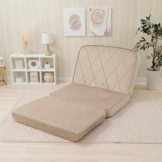 座椅子 幅89cm リクライニング式 日本製 （ ソファ ソファベッド