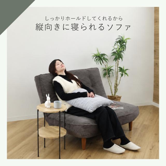 ソファ 2人掛け 幅121cm ハイバックソファ ダリアン デニム調 日本製