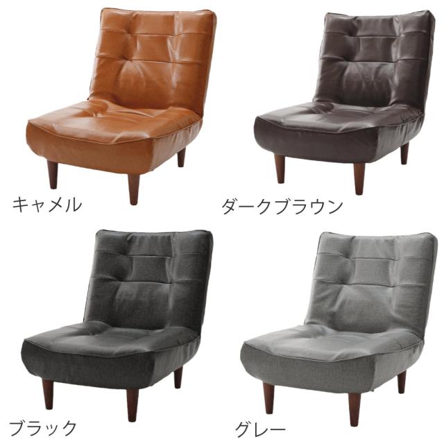 ソファ 1人掛け 幅65cm ハイバックソファー ヴィンテージタイプ PVC 
