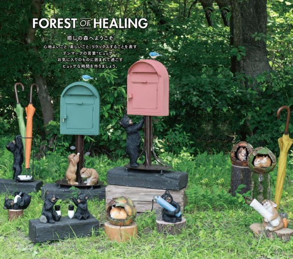 傘立て リトルベア （ 傘たて 傘立 カサ立て アンブレラスタンド スタンド かさたて 庭 くま 折りたたみ傘 かわいい 玄関 エクステリア 収納 玄関収納 オーナメント ガーデン ）の通販は