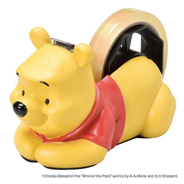 テープディスペンサー Pooh くまのプーさん ステーショナリー 文房具 テープカッター セロハンテープ台 デスク用品 文具 セロハンテーの通販はau Pay マーケット リビングート