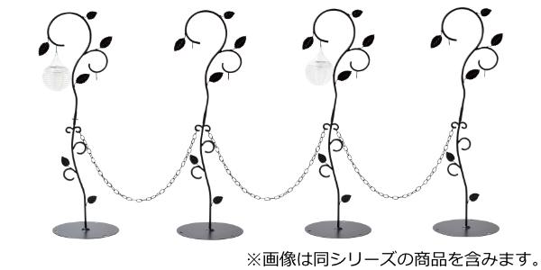チェーンスタンド クローズゲート 駐車場スタンド チェーン付き 2本入り （ アイアンチェーンスタンド アイアン インテリア ガーデニング雑貨 ガーデニング用品 スチール製 おしゃれ ）_2