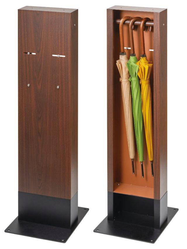 ポストスタンド GALVA ウォールナット （ ポスト専用スタンド ポスト用スタンド スタンド ポスト 郵便受け 新聞受け メールボックス 自立式 置き型 一戸建て 屋外 玄関 スタンドのみ 脚 台 ）_4