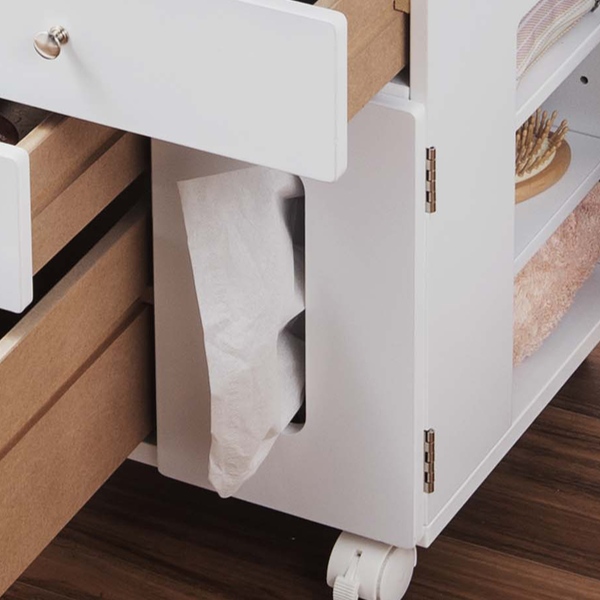 コスメワゴン 幅35ｃｍ メイクワゴン 収納 キャスター ミラー コスメボックス 鏡台 鏡 引き出し 収納付き コスメ収納 メイク収納 引きの通販はau Pay マーケット リビングート