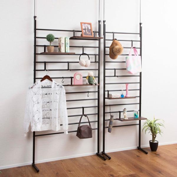 突っ張り ハンガー ラック 幅60cm つっぱり 収納 棚板 S字フック ハンガーフック おしゃれ スリム 壁 間仕切り 幅 60 衝立 仕切り 壁の通販はau Pay マーケット リビングート