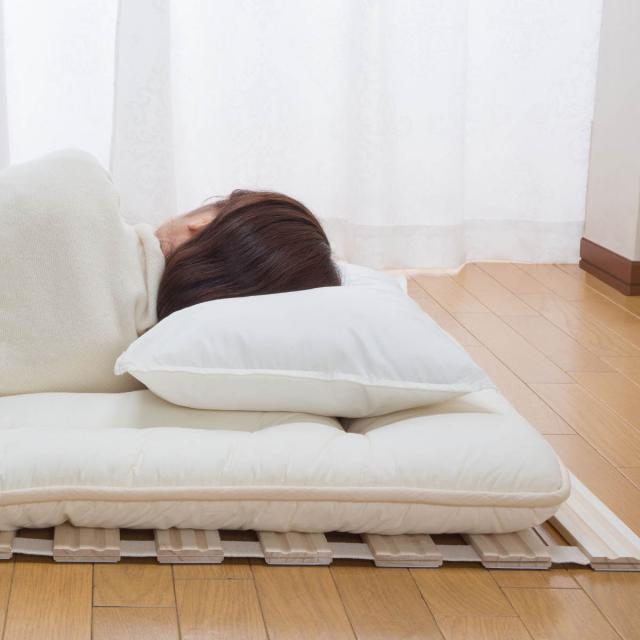 すのこベッド ロール式 100cm×200cm 桐 天然木 完成品 （ スノコ