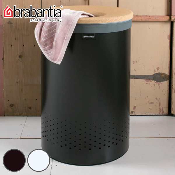 歯科医師 brabantia ランドリービン 60L （ ランドリーバスケット スリム 洗濯かご ランドリーボックス 洗濯 洗濯物 洗濯物入れ ふた  コルク ンド インテリア・寝具