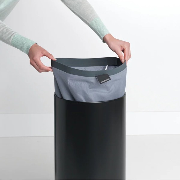 brabantia ランドリービン 35L （ ランドリーバスケット スリム 洗濯かご ランドリーボックス 洗濯 洗濯物 洗濯物入れ ふた コルク  ンド｜au PAY マーケット