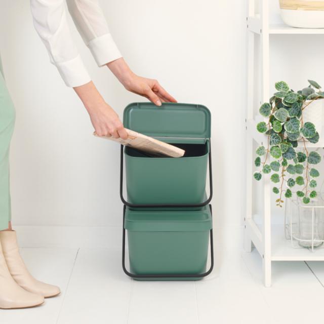 brabantia ゴミ箱 20L Sort＆Go リサイクルビン （ ごみ箱 ブラバンシア 20リットル スタッキング ハンドル付き ふた付き 収納 収納ケース ゴミ箱 おしゃれ ゴミ箱 20リットル）_15