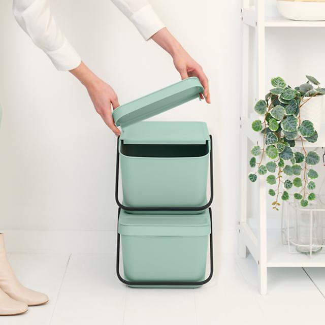 brabantia ゴミ箱 20L Sort＆Go リサイクルビン （ ごみ箱 ブラバンシア 20リットル スタッキング ハンドル付き ふた付き 収納 収納ケース ゴミ箱 おしゃれ ゴミ箱 20リットル）_5