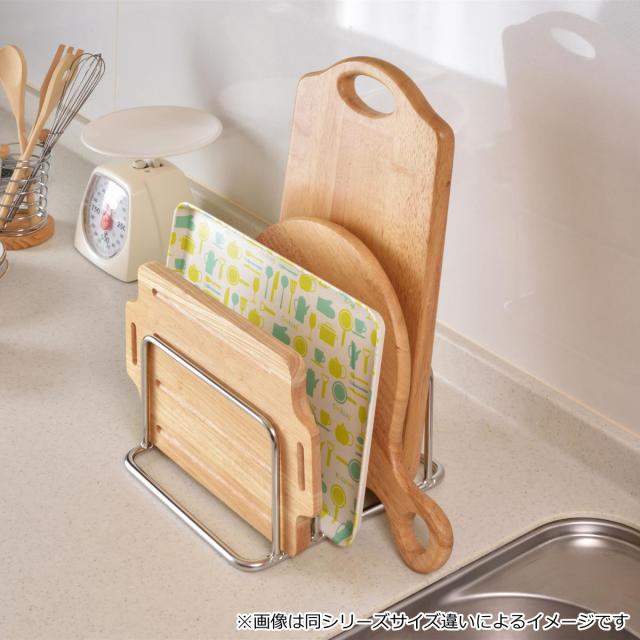 まな板スタンド オールステンレス 頑丈まな板立て 3枚用 （ ステンレス 日本製 まな板立て まな板ホルダー まな板置き まな板ラック まな板収納 まな板用スタンド まな板 まないた 俎板 スタンド 立て 置き 収納 丈夫 ）_3