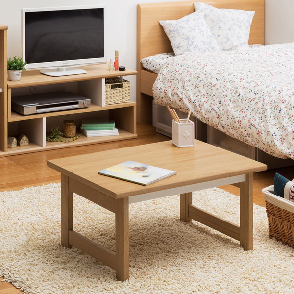 ローテーブル 幅75cm 座卓 シンプルデザイン ガレンタ （ センターテーブル ミニテーブル コンパクト 一人暮らし 省スペース 新生活 ）の通販は 9,280円