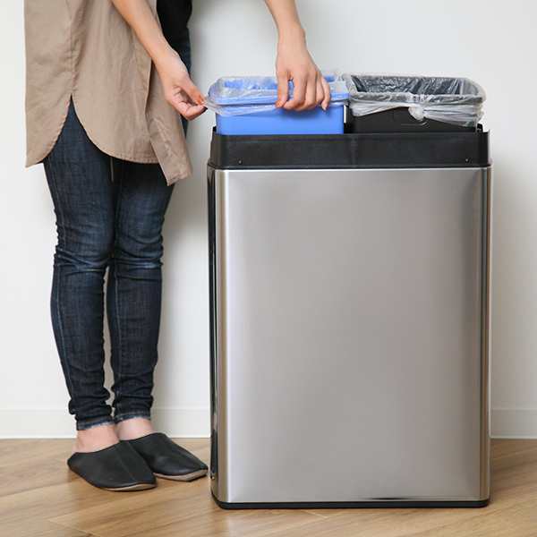 simplehuman ゴミ箱 48L 正規品 レクタンギュラー タッチ