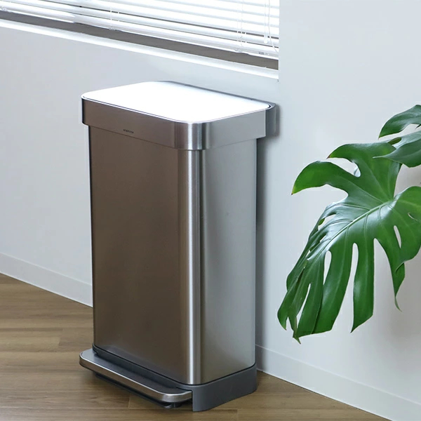 正規品 ゴミ箱 シンプルヒューマン ペダル式 ふた付き simplehuman 45L