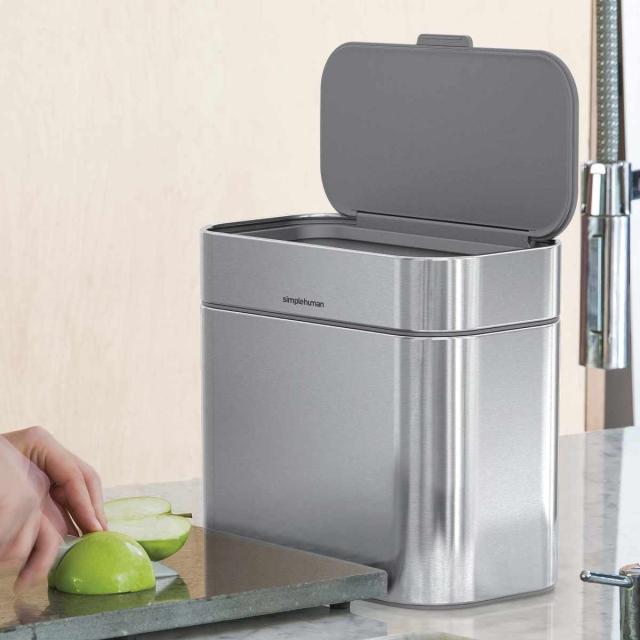 ゴミ箱 4L 正規品 simplehuman コンポストキャディ （ ごみ箱 4.5