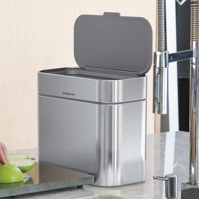 ゴミ箱 4L 正規品 simplehuman コンポストキャディ （ ごみ箱 4.5