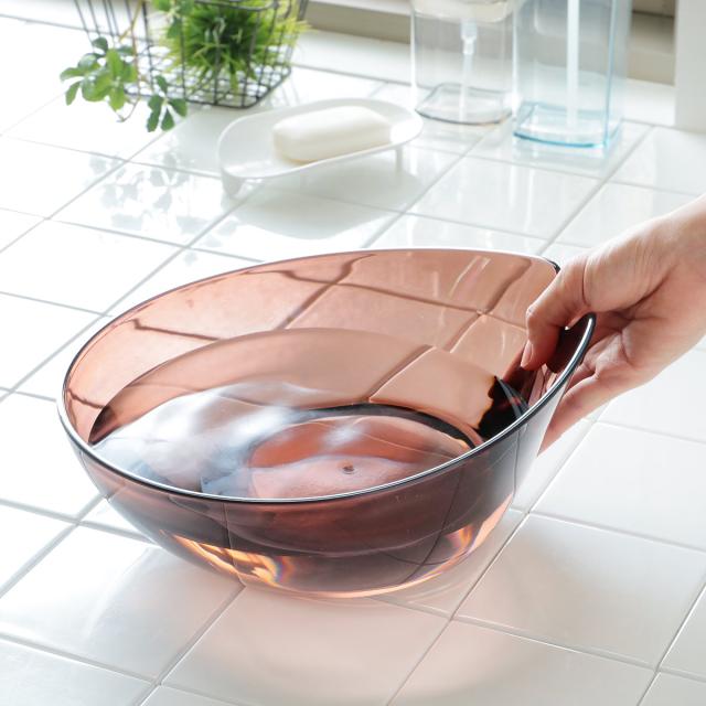 風呂椅子 洗面器 手桶 セット ヒューバス クリア バススツール まとめ買い 3点セット 座面25cm （ 風呂イス 風呂いす h25 HUBATH バスチェア 透明 高さ 25cm 25 風呂おけ 風呂桶 湯桶 手おけ 防カビ ）_3