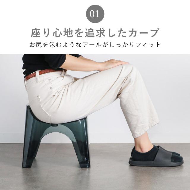 風呂椅子 20cm 湯桶 手桶 3点セット ヒューバス クリアタイプ バススツール×ウォッシュボール×ハンディーボール 日本製 （ 風呂いす 洗面器 風呂おけ HUBATH バスチェア バスチェアー お風呂椅子 お風呂イス ）_6