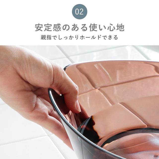 風呂椅子 25cm 湯桶 手桶 3点セット ヒューバス クリアタイプ バススツール×ウォッシュボール×ハンディーボール 日本製 （ 風呂いす 洗面器 風呂おけ HUBATH バスチェア バスチェアー お風呂椅子 お風呂イス ）_15