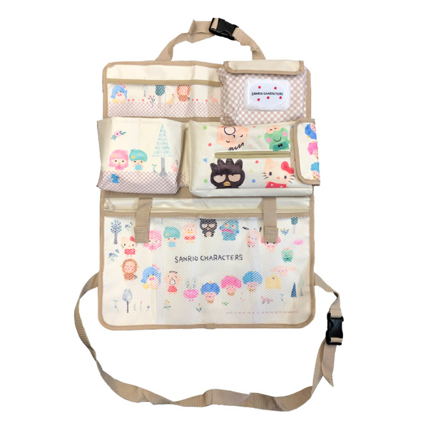 シートバックポケット 車 収納 ポケット 鞄 カバン サンリオオールスターズ サンリオ おでかけポケット キックガード シートポケット の通販はau Pay マーケット リビングート