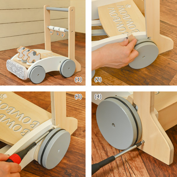 手押し車 おしぐるま いぬ 木製 北欧 つかまり立ち 赤ちゃん 押し車 おもちゃ 手押し 玩具 あんよ カタカタ 知育玩具 の通販はau Pay マーケット インテリアパレット