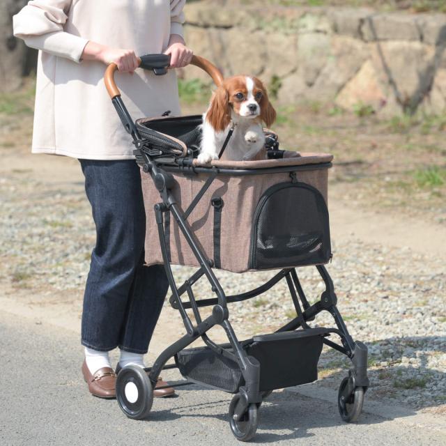 犬用ペットカート 赤 メッシュ窓付き 楽天市場】ペットカート キャリーカート 折りたたみ式 小型犬