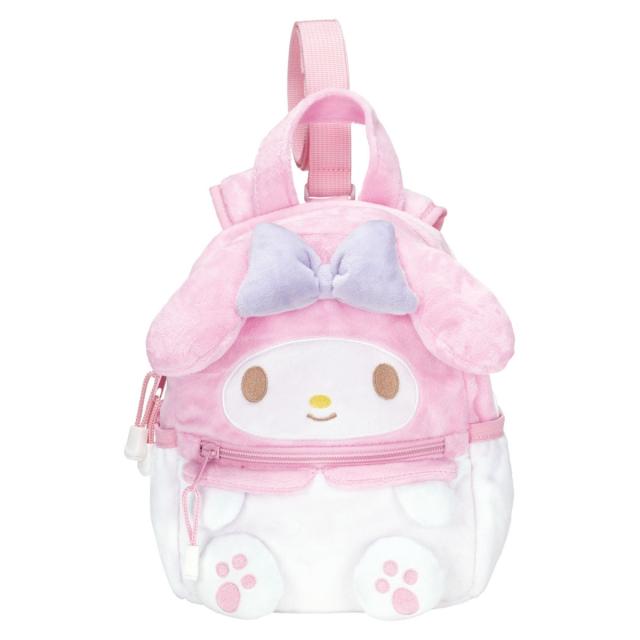 ベビーリュック ハーネス付き リュック リフレクター マイメロディ ( リュックサック ベビー マイメロ 転倒 防止 迷子 かばん 買い物 散歩 おでかけ 安全 ベビー用 キャラクター バッグ ナップサック 子ども かわいい )